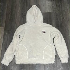 Texas A&M quarter zip sherpa